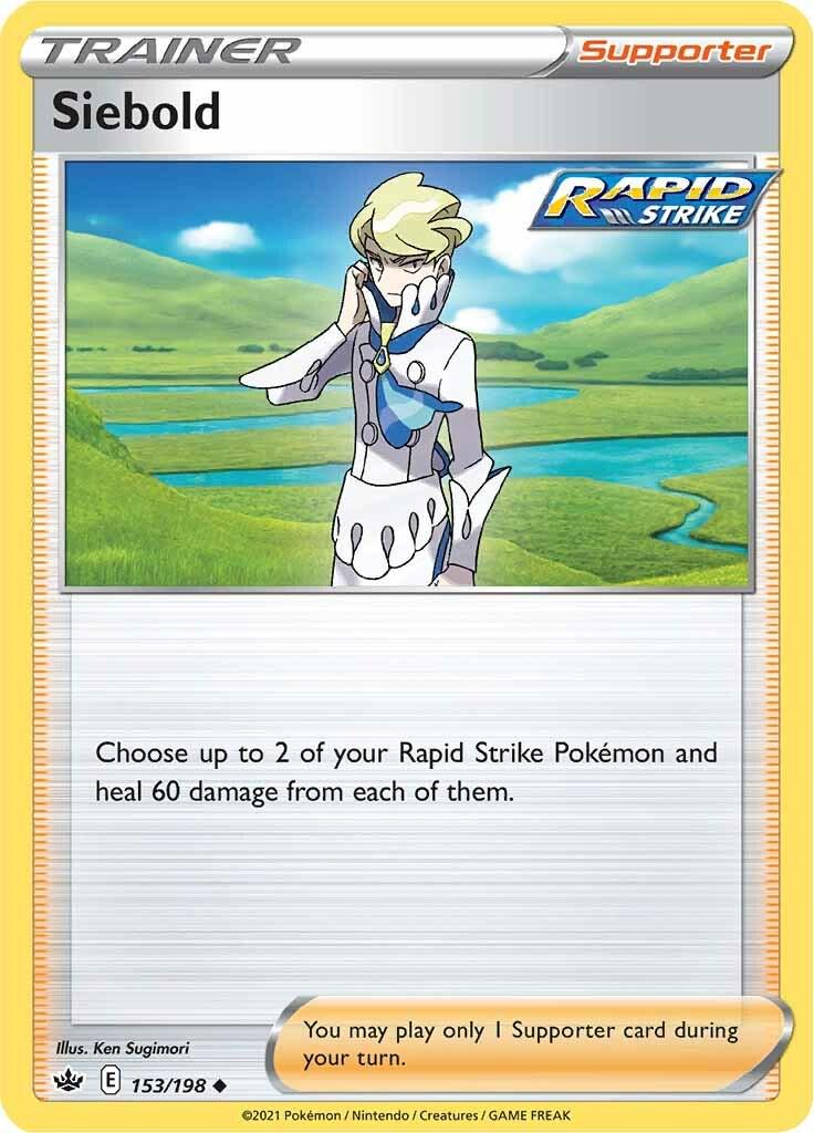 Siebold #153 Pokemon Chilling Reign