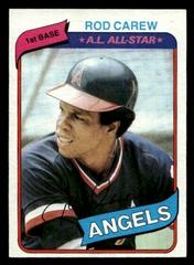 Rod Carew Baseball Cards 1980 Topps Prices