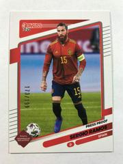 Sergio Ramos [Press Proof Purple] #144 Soccer Cards 2021 Panini Donruss Road to Qatar Prices