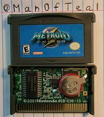 Cartridge And Motherboard  | Metroid Fusion GameBoy Advance