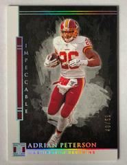 Adrian Peterson [Silver] #99 Football Cards 2020 Panini Impeccable Prices