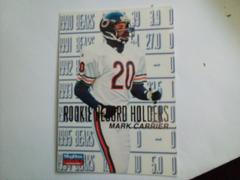 Mark Carrier [rookie record holders] #142 Football Cards 1996 Skybox Impact Rookies Prices