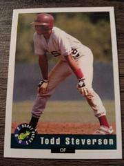 Todd Steverson #19 Baseball Cards 1992 Classic Draft Picks Prices