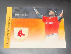 David Ortiz Baseball Cards 2012 Topps Golden Moments Prices