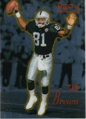 Tim Brown #18 Football Cards 1995 Panini Select Certified Prices