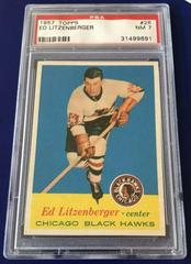 Ed Litzenberger Hockey Cards 1957 Topps Prices