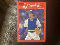B.J. Surhoff #173 Baseball Cards 1990 Donruss Prices