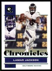 Lamar Jackson #7 Football Cards 2021 Panini Chronicles Prices