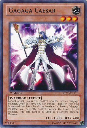 Gagaga Caesar [1st Edition] ABYR-EN001 YuGiOh Abyss Rising