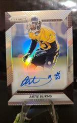 Artie Burns [Green] #RA-BNS Football Cards 2016 Panini Prizm Rookie Autograph Prices