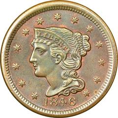 1846 Coins Braided Hair Penny Prices