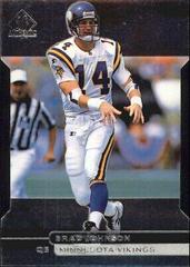 Brad Johnson [Die Cut] #85 Football Cards 1998 SP Authentic Prices