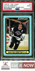 Wayne Gretzky Hockey Cards 1990 O-Pee-Chee Box Bottoms Hand Cut Prices