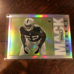Khalil Mack [Refractor] Football Cards 2014 Topps Chrome 1985 Prices