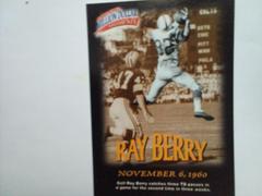 Ray Berry #9 Football Cards 1997 Fleer Million Dollar Moments Prices