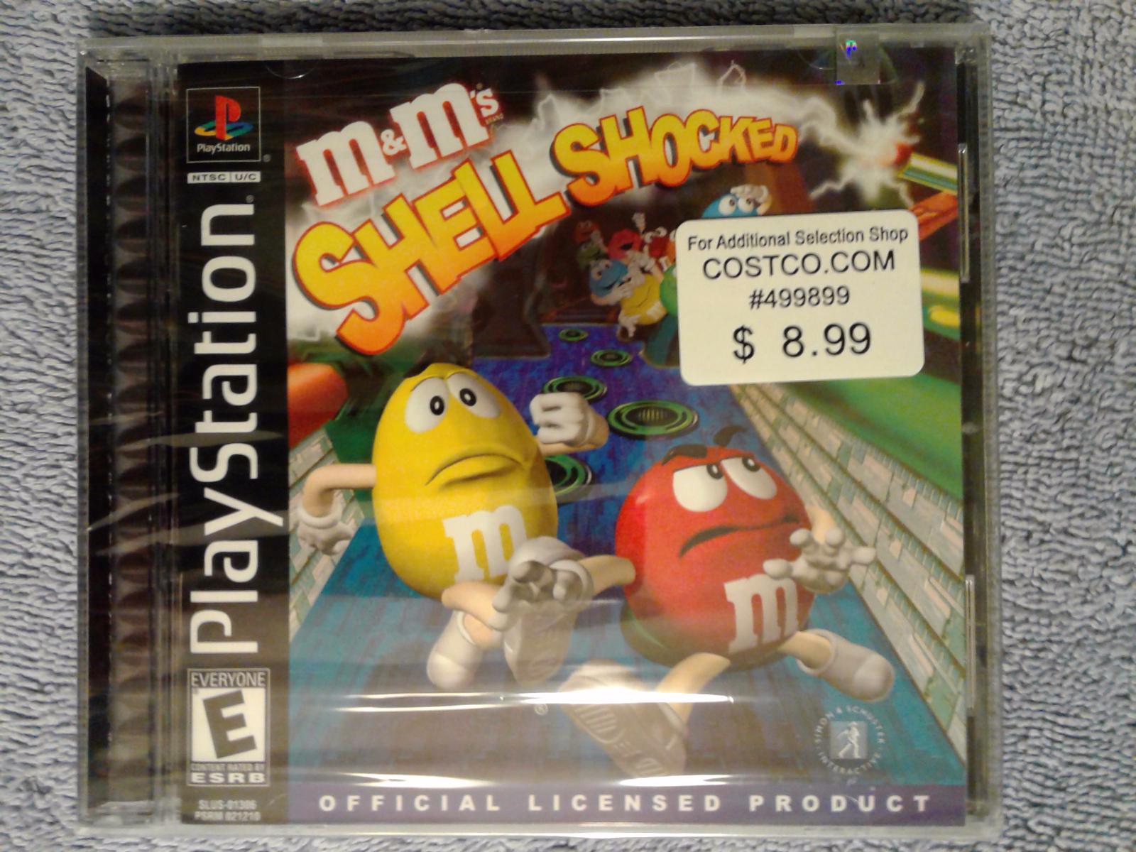 M&m's: Shell Shocked for Sony Playstation 1 New / Sealed 