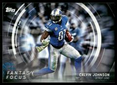 Calvin Johnson #FF-CJ Football Cards 2015 Topps Fantasy Focus Prices