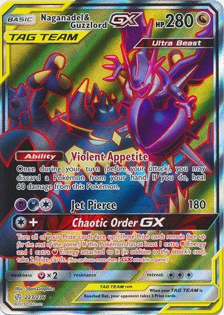 Naganadel & Guzzlord GX #223 Prices | Pokemon Cosmic Eclipse | Pokemon ...