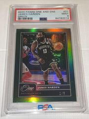 James Harden [Green] Basketball Cards 2020 Panini One and One Prices