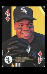 Frank Thomas [Aces 4 of Diamonds] Baseball Cards 1992 U.S. Playing Card Aces Prices