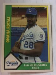 Luis de los Santos Baseball Cards 1990 CMC Omaha Royals Prices