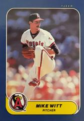 Mike Witt #36 Baseball Cards 1986 Fleer Mini Prices