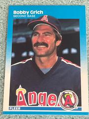 Bobby Grich #81 Baseball Cards 1987 Fleer Prices