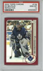 Ed Belfour [Refractor] Hockey Cards 2002 Topps Chrome Prices