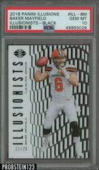 Baker Mayfield [Black] Football Cards 2018 Panini Illusions Illusionists Prices