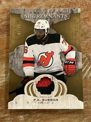 P. K. Subban [Premium] #NR-PS Hockey Cards 2021 Upper Deck Artifacts NHL Remnants Prices