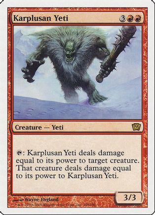 Karplusan Yeti Magic 9th Edition