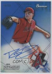 Reid Detmers [Blue Refractor] #BSPA-RD Baseball Cards 2021 Bowman Sterling Prospect Autographs Prices