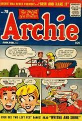 Archie #78 (1956) Comic Books Archie Prices