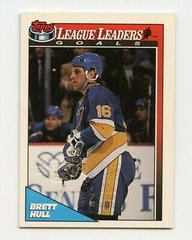Brett Hull #190 Hockey Cards 1991 Topps Prices