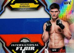 Movsar Evolev [Refractor] #IFL-3 Ufc Cards 2024 Topps Chrome UFC International Flair Prices