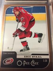 Eric Staal [Checklist] #676 Hockey Cards 2006 O Pee Chee Prices