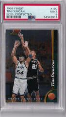 Tim Duncan [Non Protected] Basketball Cards 1998 Finest Prices
