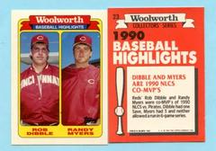 Randy Myers Baseball Cards 1990 Woolworth Prices