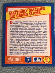 Mattingly Smashes Six Grand Slams Baseball Cards 1989 Score Magic Motion Trivia A Year to Remember Prices