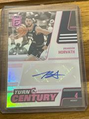 Brandon Horvath [Pink] #TTC-BHO Basketball Cards 2022 Panini Chronicles Draft Picks Turn of the Century Autographs Prices