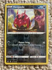 Venipede [Reverse Holo] #105 Pokemon Chilling Reign Prices