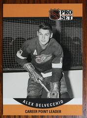 Alex Delevecchio #652 Hockey Cards 1990 Pro Set Prices