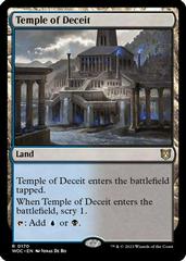 Temple of Deceit #170 Magic Wilds of Eldraine Commander Prices