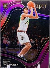 Chet Holmgren [Purple] Basketball Cards 2022 Panini Chronicles Draft Picks Select Prices