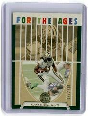 Alvin Kamara [Green] #FA-2 Football Cards 2022 Panini Legacy For the Ages Prices