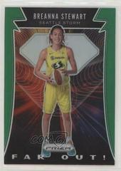 Breanna Stewart [Prizm Green] Basketball Cards 2020 Panini Prizm WNBA Far Out Prices