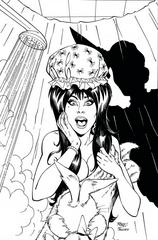 Elvira in Horrorland [Royle Sketch Virgin] #1 (2022) Comic Books Elvira in Horrorland Prices