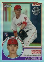 Shohei Ohtani Baseball Cards 2018 Topps Chrome 1983 Prices