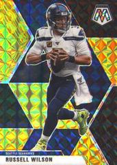 Russell Wilson [Black Gold Choice] Football Cards 2020 Panini Mosaic Prices