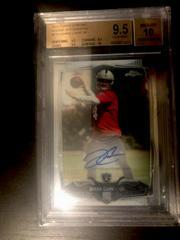 Derek Carr [With Ball Autograph] #115 Football Cards 2014 Topps Chrome Prices